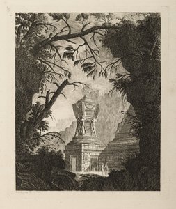 Monumental Tomb with Three Women Leaning Back from the Series Tombs